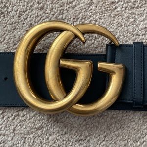 Double G’s calfskin 2.75 width Gucci belt for women